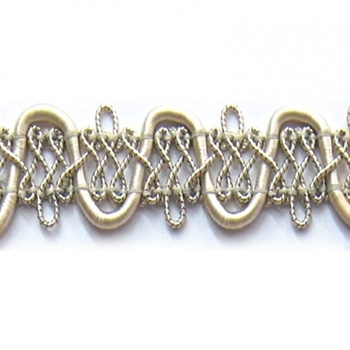 Gimp Shia Beige Oyster 1in