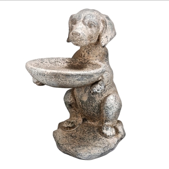 Puppy BirdFeeder GreyW 18W/19H