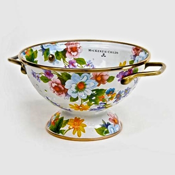 Colander Flower MKT WHT 6IN