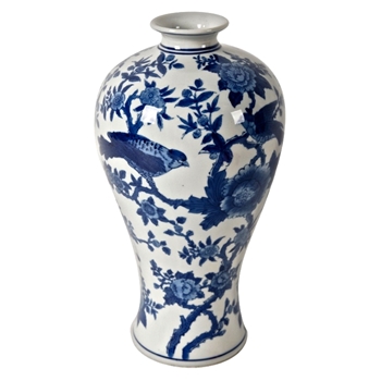 Vase - Delft Vase Bird 7W/13H