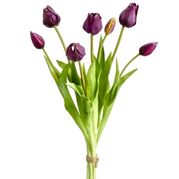 Tulip - Bundle X7 Plum 18in - FST129-PL