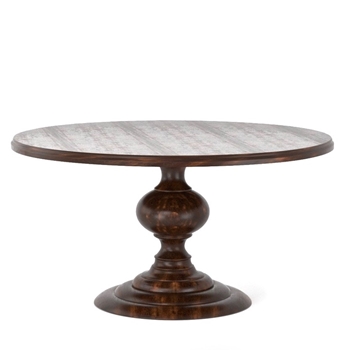 Dining Table - Magnolia 60W/30H Dark English Brown