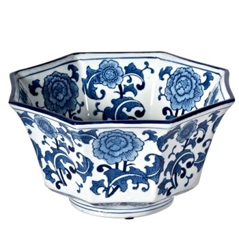 Bowl - Delft Hexagon 11W/6H