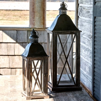 Lantern - Country Club Set of 2 10X31, 8x22