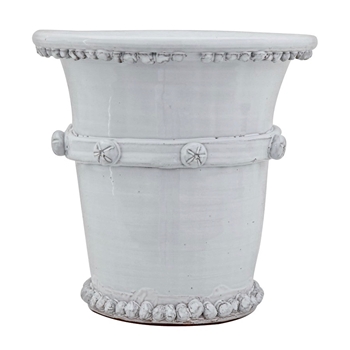 Planter - Dot Belt White 11W/12H