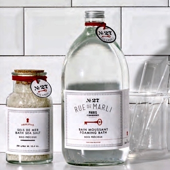 Rue de Marli - Bois Precieux 1 Litre Bubble Bath, Bath salts