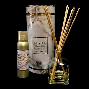 Nouvelle Signature - Crepe Myrtle Diffuser 9OZ & Room Mist 6OZ - Crepe Myrtle