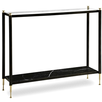 Console - Viceroy 42W/12D/34H Marble, Glass Brass - Please call for pricing.