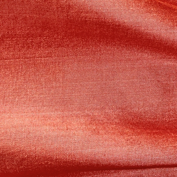 Silk Shantung - Coral Terracotta Titan, 54in, 100% Silk, Machine Loomed, Dry Clean Only. Do not expose to sunlight.