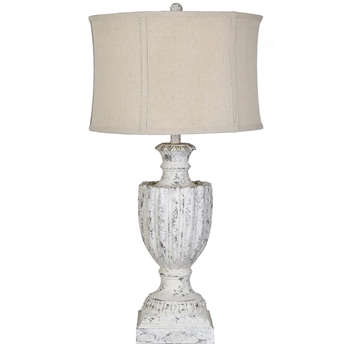 Lamp Table - Aged Urn 12W/32H