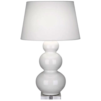 Lamp - Triple Gourd  Lily White 20W/33H