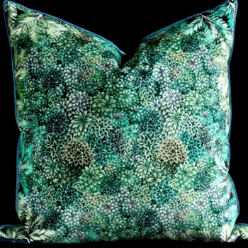 Designers Guild Cushion - Madhya Azure Reverse 22SQ