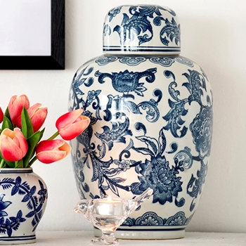 Jar - Delft Amarie 8W/12H Ceramic