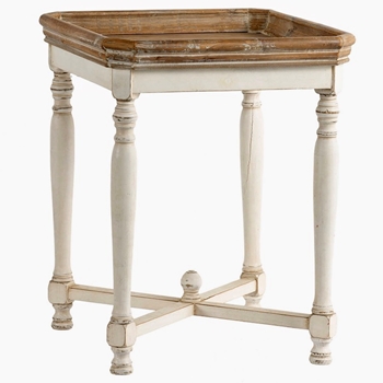 Accent Table - Alcott White Wash SM 20W/29D/25H
