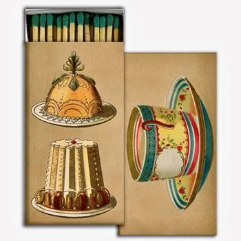 Matches - John Derian - Tea and Cake - 4x2in Box50