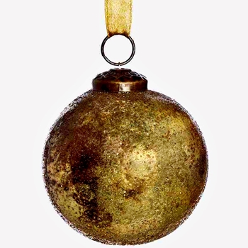 Globe - Glass Cosmic Copper Gold 3in