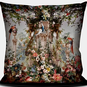 Voglio Bene France - Velvet Cushion Paradise 20SQ - Synthetic Down Insert