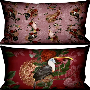 Voglio Bene France - Velvet Cushion Rio 26X16 - Synthetic Down Insert