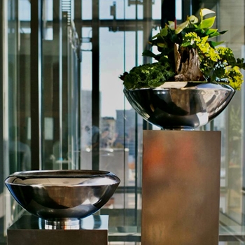 Planter - Avenue Silver 19x8in