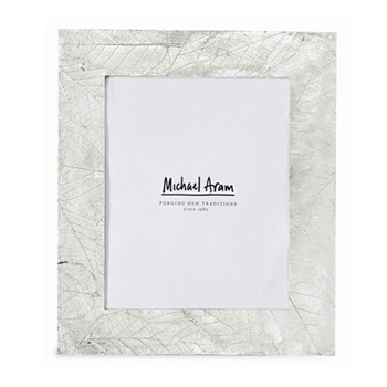 Forest Leaf Silver Frame