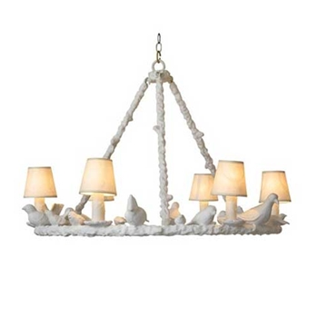White Bird Chandelier