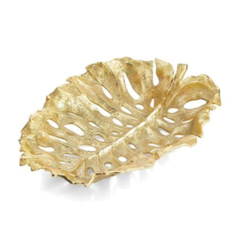 Gold Bowl - Monstera 22in