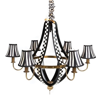Chandelier Teardrop 6L 38W/31H