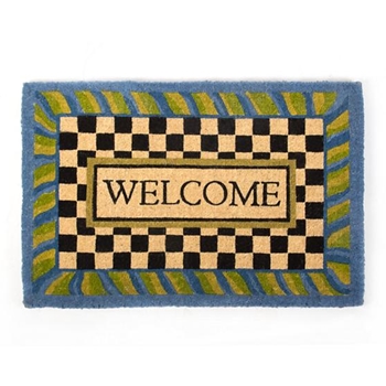 Doormat Periwinkle Welcome 2X3FT