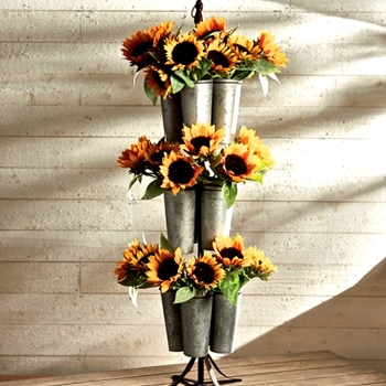 Flower Market Stand 12Pot SM 13W/59H