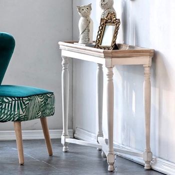 Console - Alcott White & Pine 42W/14D/30H