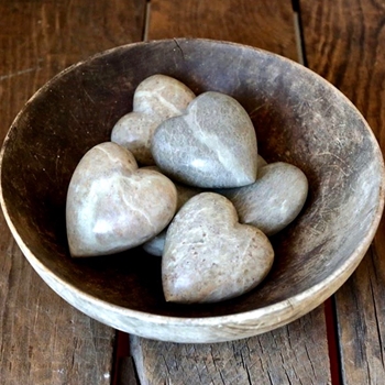 Heart - Marble Stone Hand Carved 3in