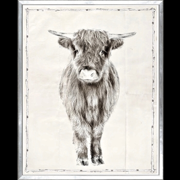 17W/21H Framed Print Le Petit Calf