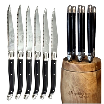 Laguoile - Knife Set6 Barrel Black