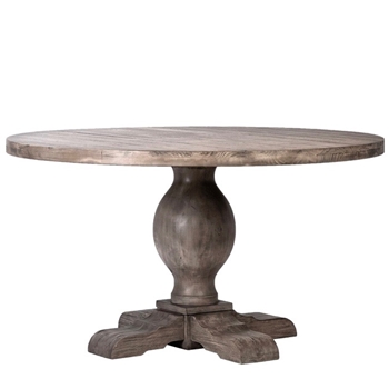 Dining Table - Baxley Grey Wash 54W/30H Solid Pine