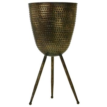 Planter - Clemente Bronze - SHORT 11x22H