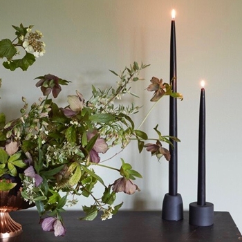 Candle - The Floral Society - Smoke Taper 18IN PAIR