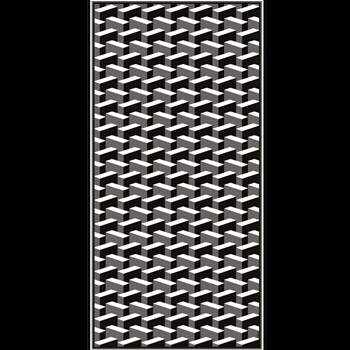 Adama - Bloc Black 47x24 Vinyl Carpet