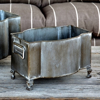 Planter - Handsome Footed SMALL 12X19X8