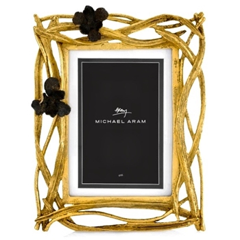 Aram Black Iris Photo Frame 8W/12H - 4x6 or 5X7 Photo