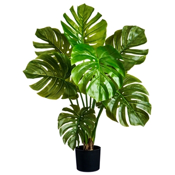 Monstera Plant - 36in 10 Leaves - LPM036-GR
