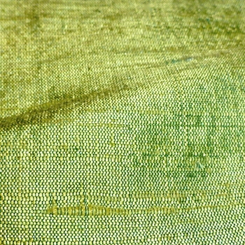 Dupioni Silk - Peridot Apple - 54in, 100% Hand Loomed Silk - India - Dry Clean Only, Do not expose to sunlight.