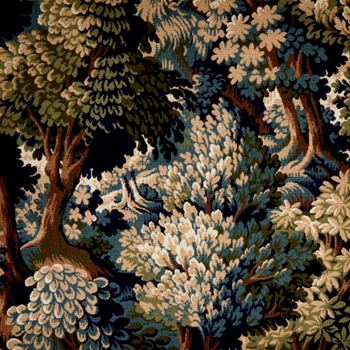 Print - Into The Woods Forest - 54in, 100% Cotton, Repeat - 27H x 36V, 15K DR, Dry Clean Only.