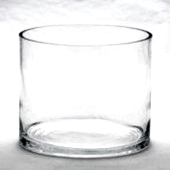 Vase - Cylinder Clear 7W/6H