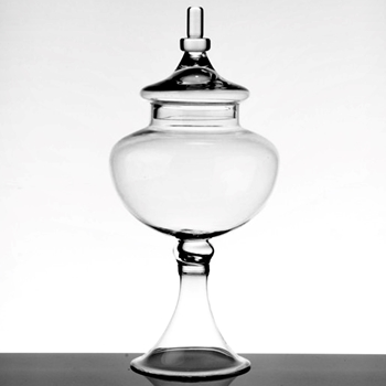 Apothecary - Elevated Peony Jar 7W/16H