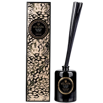Voluspa - Maison Noir - Suede Noir Diffuser 6OZ - 4-6 Months