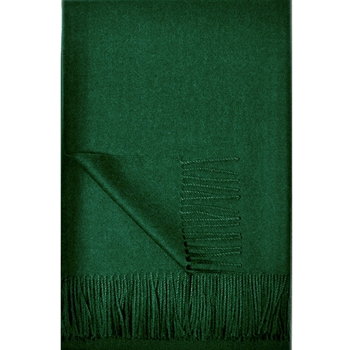 Throw Paris - Baby Alpaca 70x50 Emerald Forest Green
