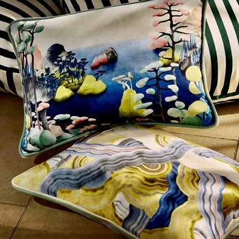 Lacroix - It's Paradise Agate Cushion 24x18in