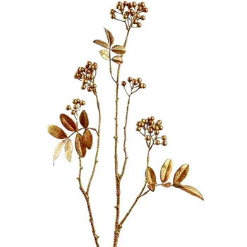 Berry - Cluster Spray Gold 28IN XAS927-GO